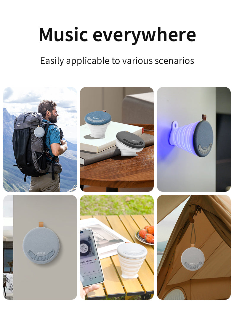 Outdoor Foldable Speaker with white noise