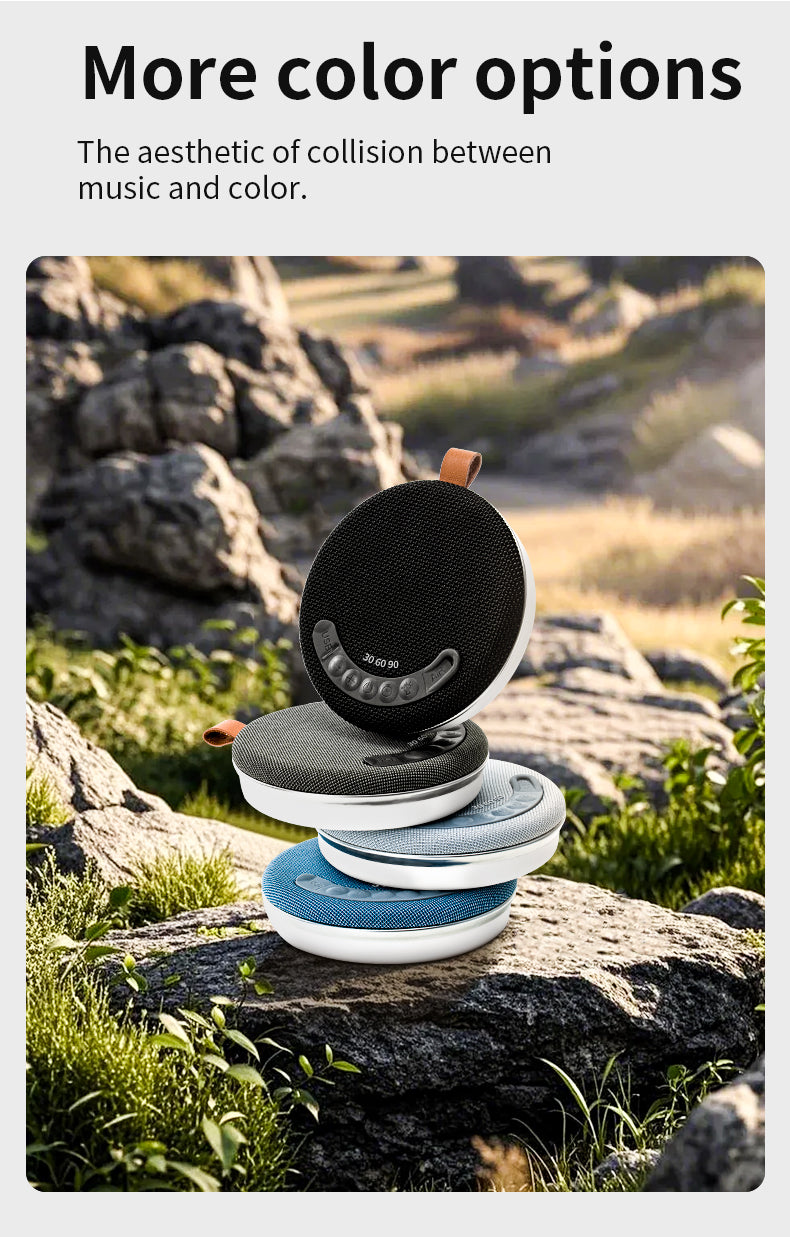 Outdoor Foldable Speaker with white noise