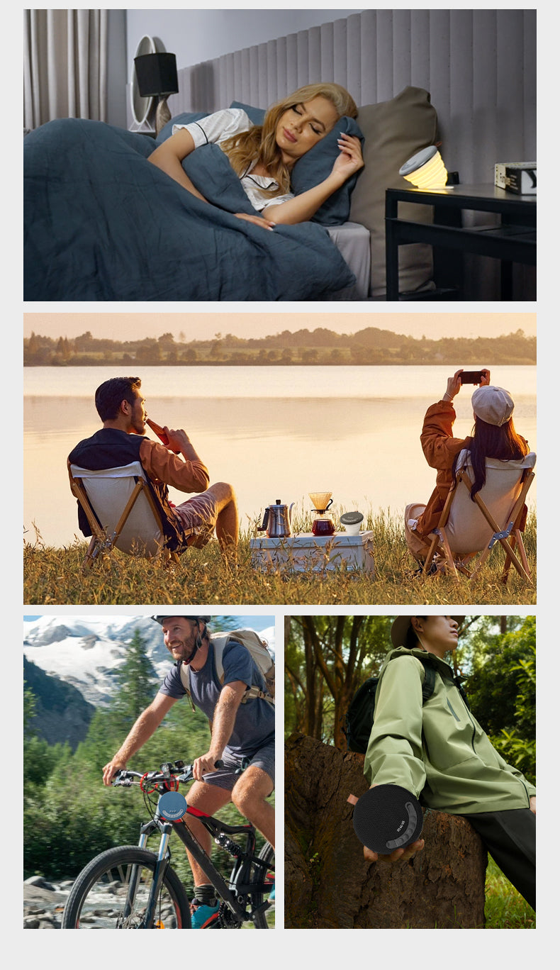 Outdoor Foldable Speaker with white noise