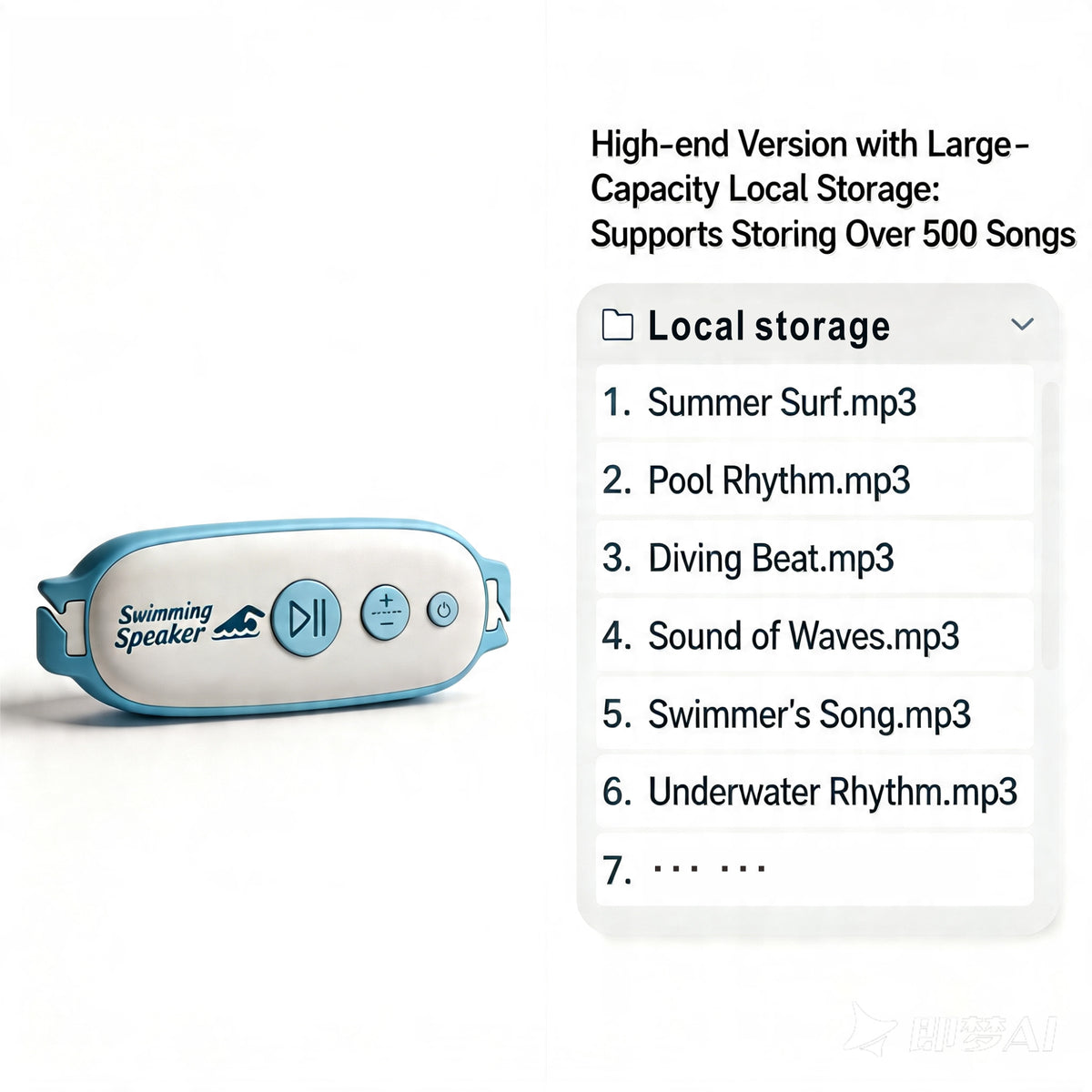 New Dolphin Swimming Speaker IPX8